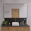 ALFI brand ABCO1001 5 Piece Solid Concrete Gray Matte Bathroom Accessory Set