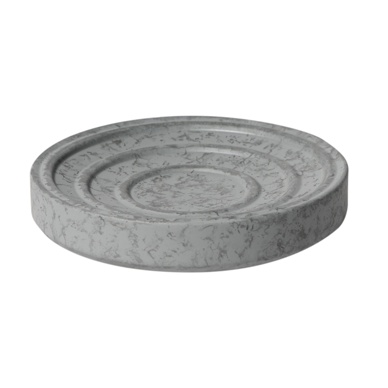 ALFI brand ABCO1001 5 Piece Solid Concrete Gray Matte Bathroom Accessory Set