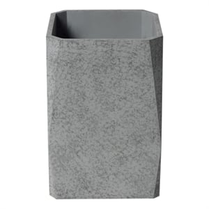 ALFI brand ABCO1045 12&quot x 8&quot Metal Gray Matte Waste Bin for Bathrooms