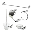 ALFI brand AB9508-PC Polished Chrome 6 Piece Matching Bathroom Accessory Set
