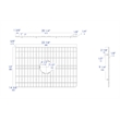 ALFI brand ABGR27 Stainless Steel Grid for ABF2718UD