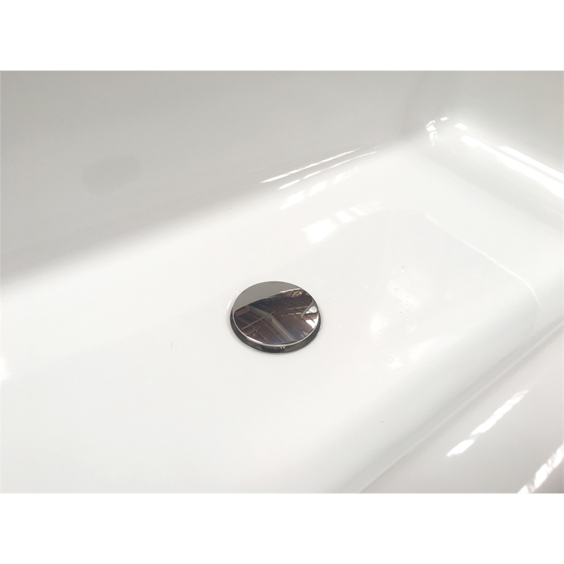 ALFI brand AB5009-PSS Stainless Steel Pop Up Drain for Sink w/o Overflow