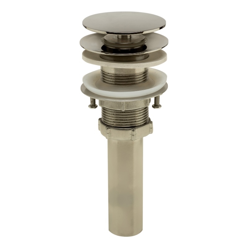 ALFI brand AB5009-PSS Stainless Steel Pop Up Drain for Sink w/o Overflow