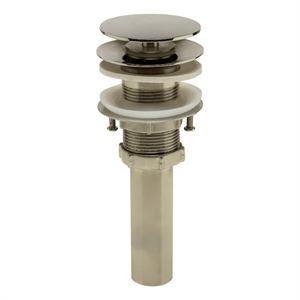 ALFI brand AB5009-PSS Stainless Steel Pop Up Drain for Sink w/o Overflow