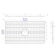ALFI brand ABGR30 Solid Stainless Steel Kitchen Sink Grid for ABF3018 Sink