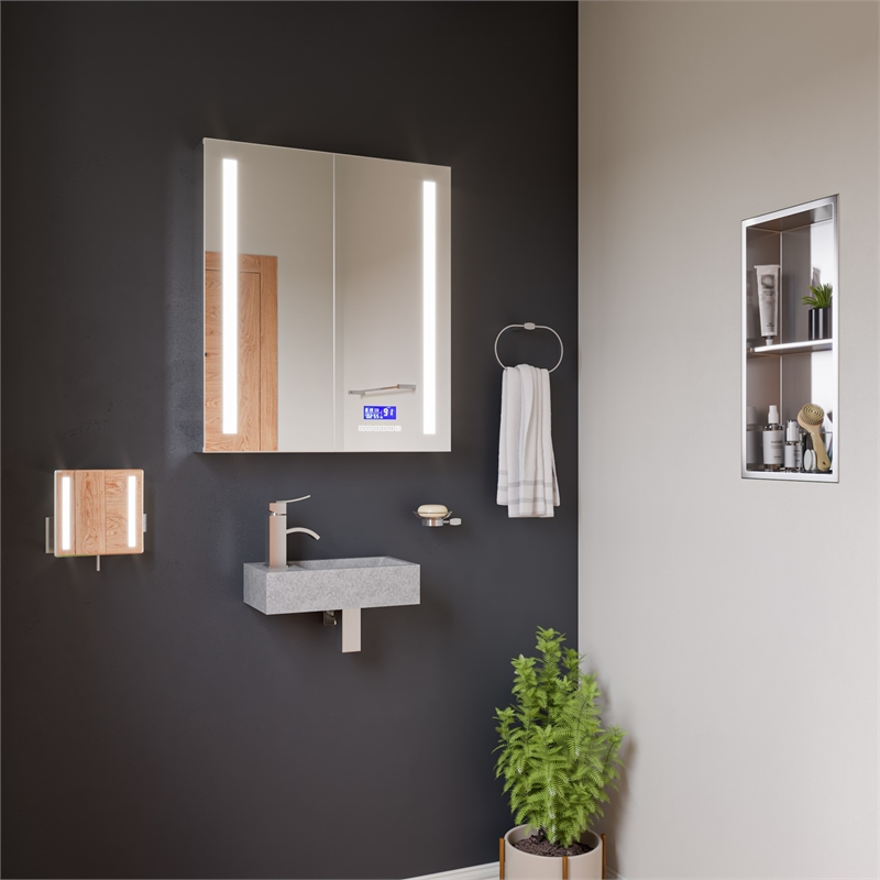 ALFI brand AB9503-BN Brushed Nickel 6 Piece Matching Bathroom Accessory Set