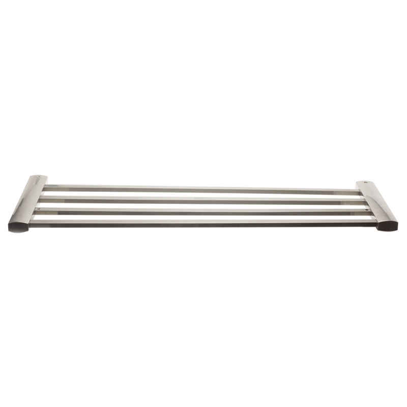 ALFI brand AB9539-BN Brushed Nickel 24 inch Towel Bar & Shelf Bathroom Accessory