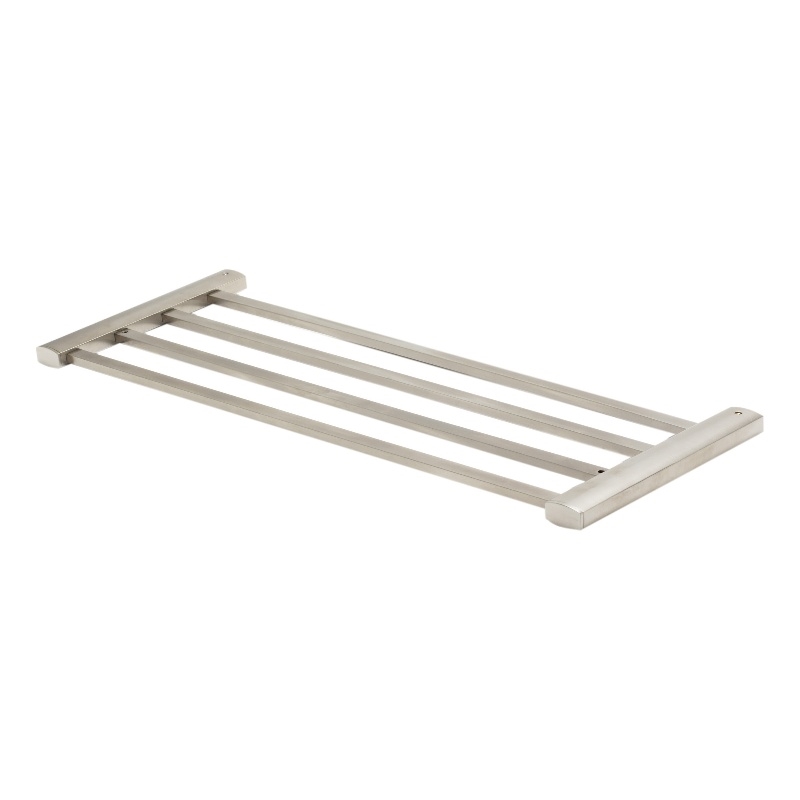 ALFI brand AB9539-BN Brushed Nickel 24 inch Towel Bar & Shelf Bathroom Accessory