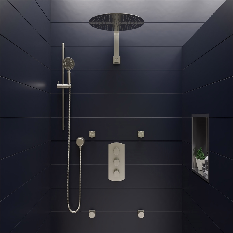 ALFI brand RAIN16R-BSS  Stainless Steel 16