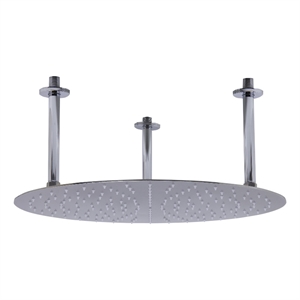 ALFI brand RAIN20R-BSS 20&quot Round  Stainless Steel Ultra Thin Rain Shower Head