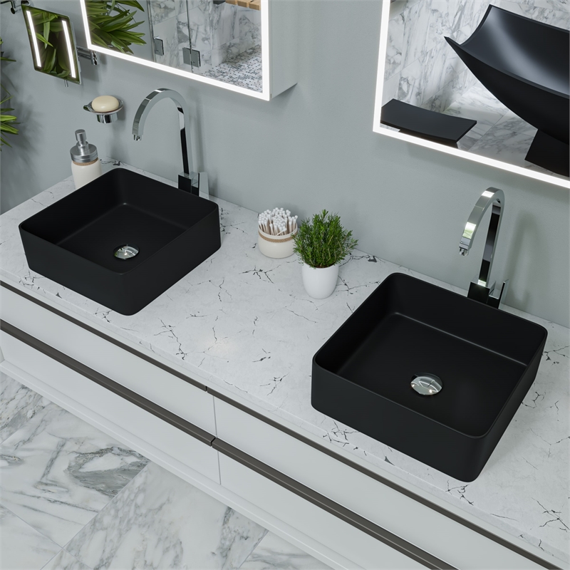 ALFI brand AB9515-PC Polished Chrome 6 Piece Matching Bathroom Accessory Set