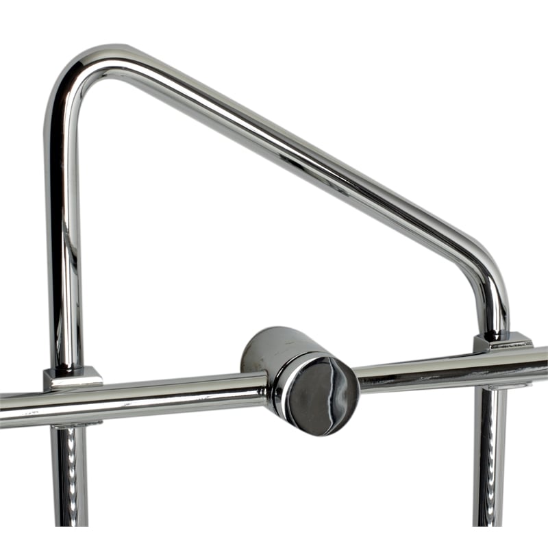 ALFI brand AB9532 Chrome Corner Mounted Basket Shower Bathroom Accessory