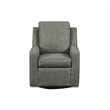 The 1st Chair Miley Swivel Glider with Brushed Graphite Fabric - Made In USA