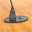 Raffel Systems USB-A Oval  120V Power Station - Black