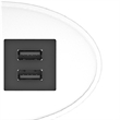 Raffel Systems USB-A Oval  120V Power Station - White