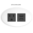 Raffel Systems USB-A Oval  120V Power Station - White