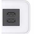 Raffel Systems USB-A Rectangle  120V Power Station - White