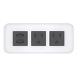 Raffel Systems USB-A Rectangle  120V Power Station - White