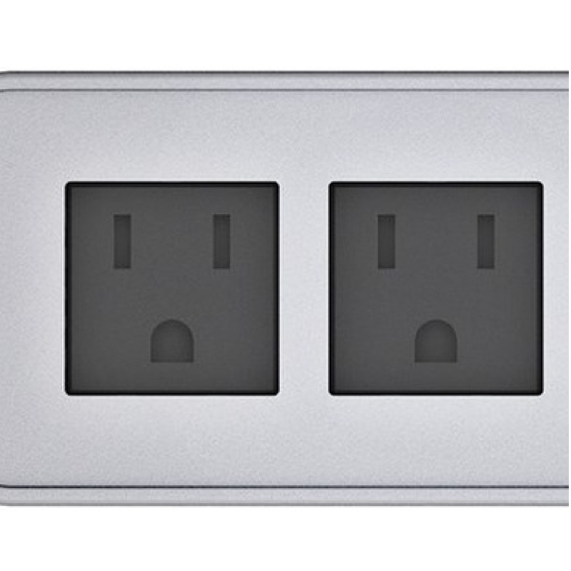 Raffel Systems USB-A Rectangle  120V Power Station - Silver