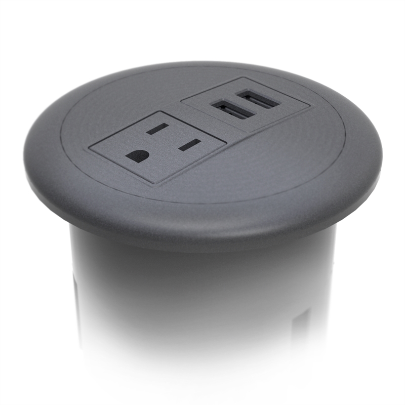 Raffel Systems USB-A Dome  120V Power Station - Black