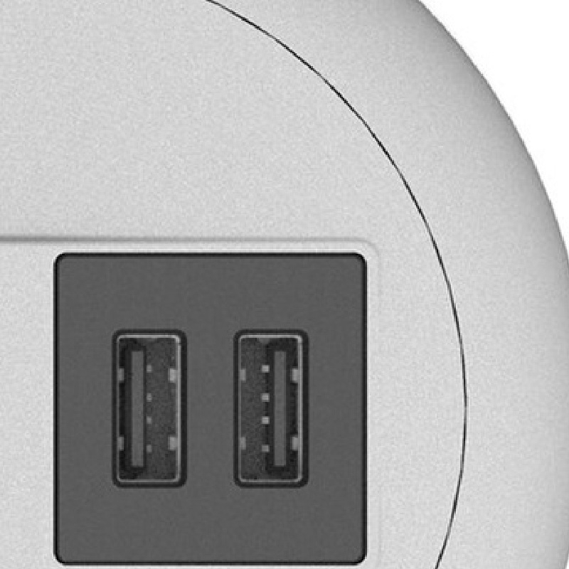 Raffel Systems USB-A Dome  120V Power Station - Silver