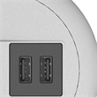 Raffel Systems USB-A Dome  120V Power Station - Silver