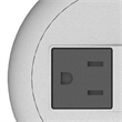 Raffel Systems USB-A Dome  120V Power Station - Silver