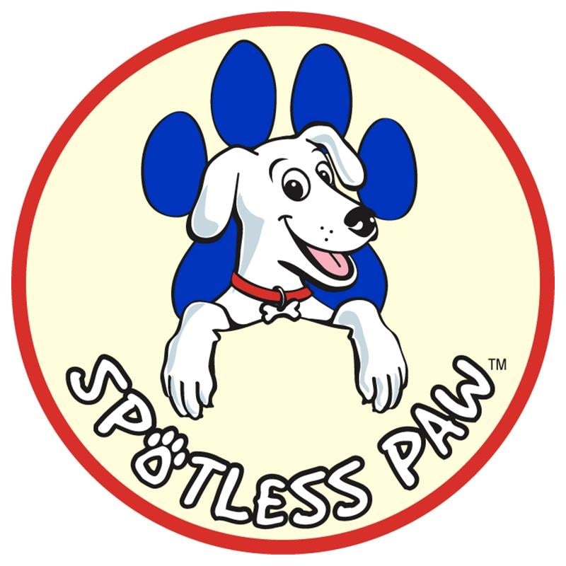 Brightspot Spotless Paw Dog Cleaning Glove in White