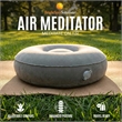 Brightspot Round Air Meditator Inflatable Travel Cushion in Light Gray