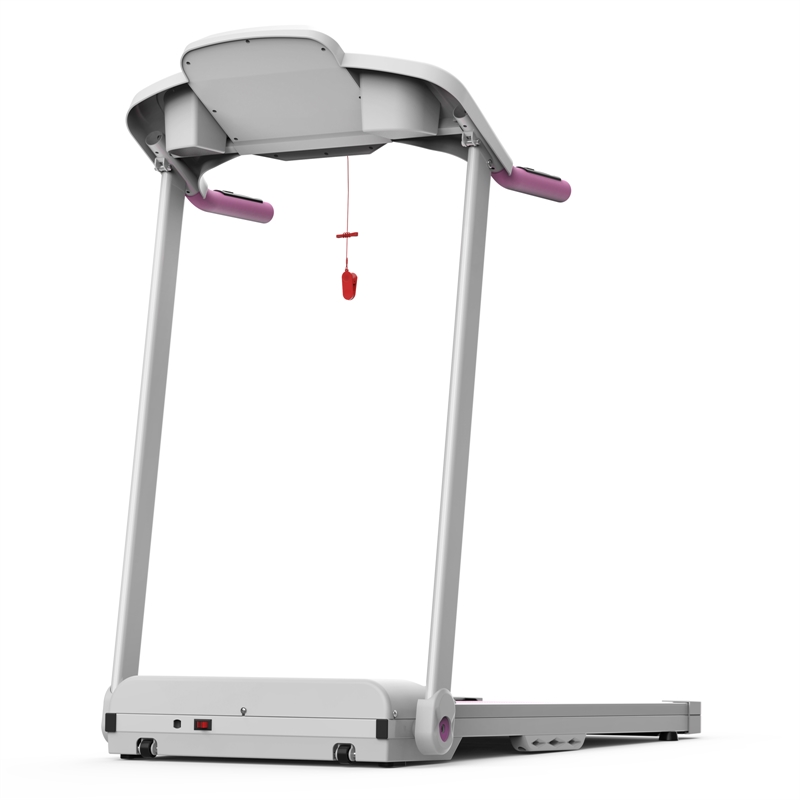 FYC 2.5HP Electric Folding Treadmill for Home Gym in Pink