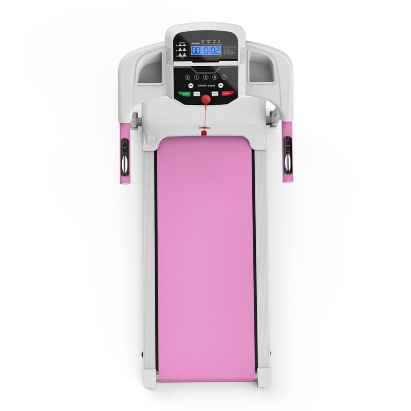 FYC 2.5HP Electric Folding Treadmill for Home Gym in Pink