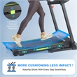 FYC 12 Programs Portable Electric 3.5HP Treadmill for Home in Green