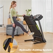 FYC 12 Programs Portable Electric 3.5HP Treadmill for Home in Green