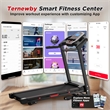 FYC 3.5HP Folding Treadmill w/ Incline & APP Control for Home in Black