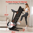 FYC 3.5HP 8.5MPH Treadmill w/ Bluetooth Heart Rate Sensor & Incline in Black