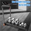 FYC 3.5 HP 0.5-8.5MPH  LED Display Foldable Treadmill for Home in Black