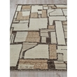 Alcama Hand-Knotted New Zealand Wool Beige/Ivory/Brown 6'x9' Area Rug