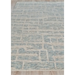 Aldridge Hand-Knotted Wool/Bamboo Silk Light Blue/Ivory 8'x10' Area Rug
