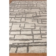 Aldridge Hand-Knotted Wool/Bamboo Silk Silver/Gray 10'x14' Area Rug