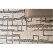 Aldridge Hand-Knotted Wool/Bamboo Silk Silver/Gray 10'x14' Area Rug