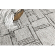 Aldridge Hand-Knotted Wool/Bamboo Silk Ivory/Charcoal 8'x10' Area Rug