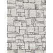 Aldridge Hand-Knotted Wool/Bamboo Silk Ivory/Charcoal 8'x10' Area Rug