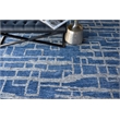 Aldridge Hand-Knotted Wool/Bamboo Silk Blue/Gray 8'x10' Area Rug