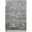 Aldridge Hand-Knotted Wool/Bamboo Silk Charcoal/Ivory 6'x9' Area Rug