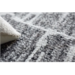 Aldridge Hand-Knotted Wool/Bamboo Silk Charcoal/Ivory 6'x9' Area Rug