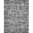 Aldridge Hand-Knotted Wool/Bamboo Silk Charcoal/Ivory 6'x9' Area Rug