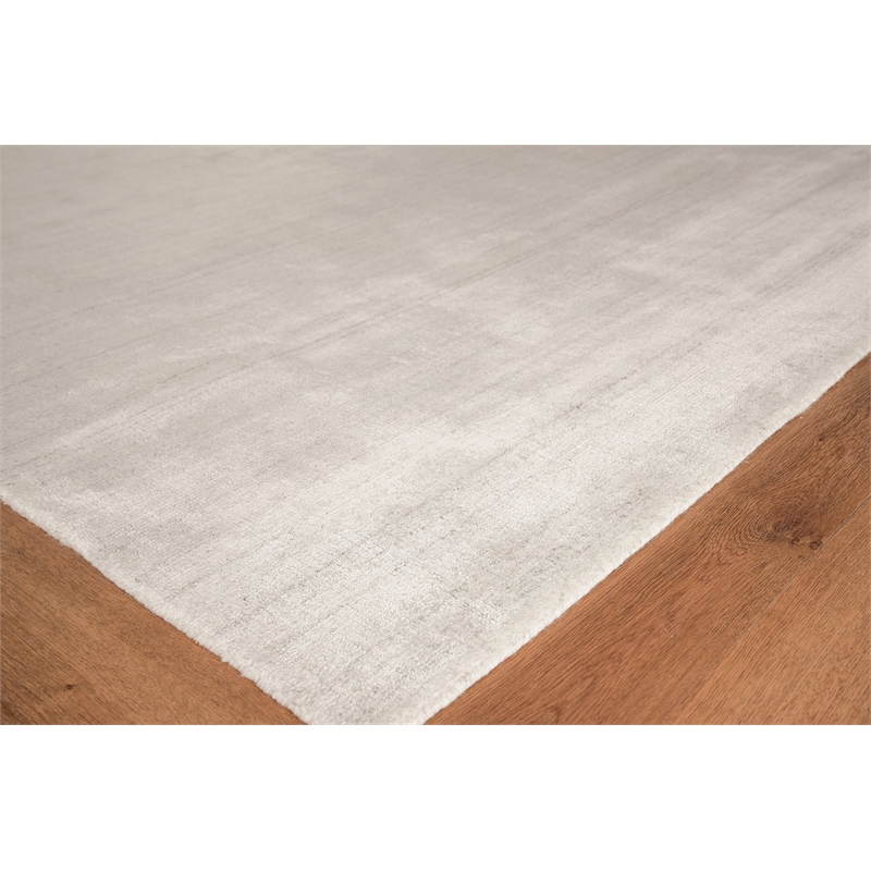 Ambrose Hand-Tufted Wool/Bamboo Silk Beige 14'x18' Area Rug