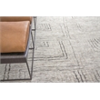 Aldridge Hand-Knotted Wool/Bamboo Silk Ivory/Gray/Beige 9'x12' Area Rug