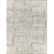 Aldridge Hand-Knotted Wool/Bamboo Silk Ivory/Gray/Beige 9'x12' Area Rug