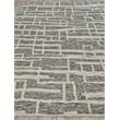Aldridge Hand-Knotted Wool/Bamboo Silk Charcoal/Ivory 14'x18' Area Rug